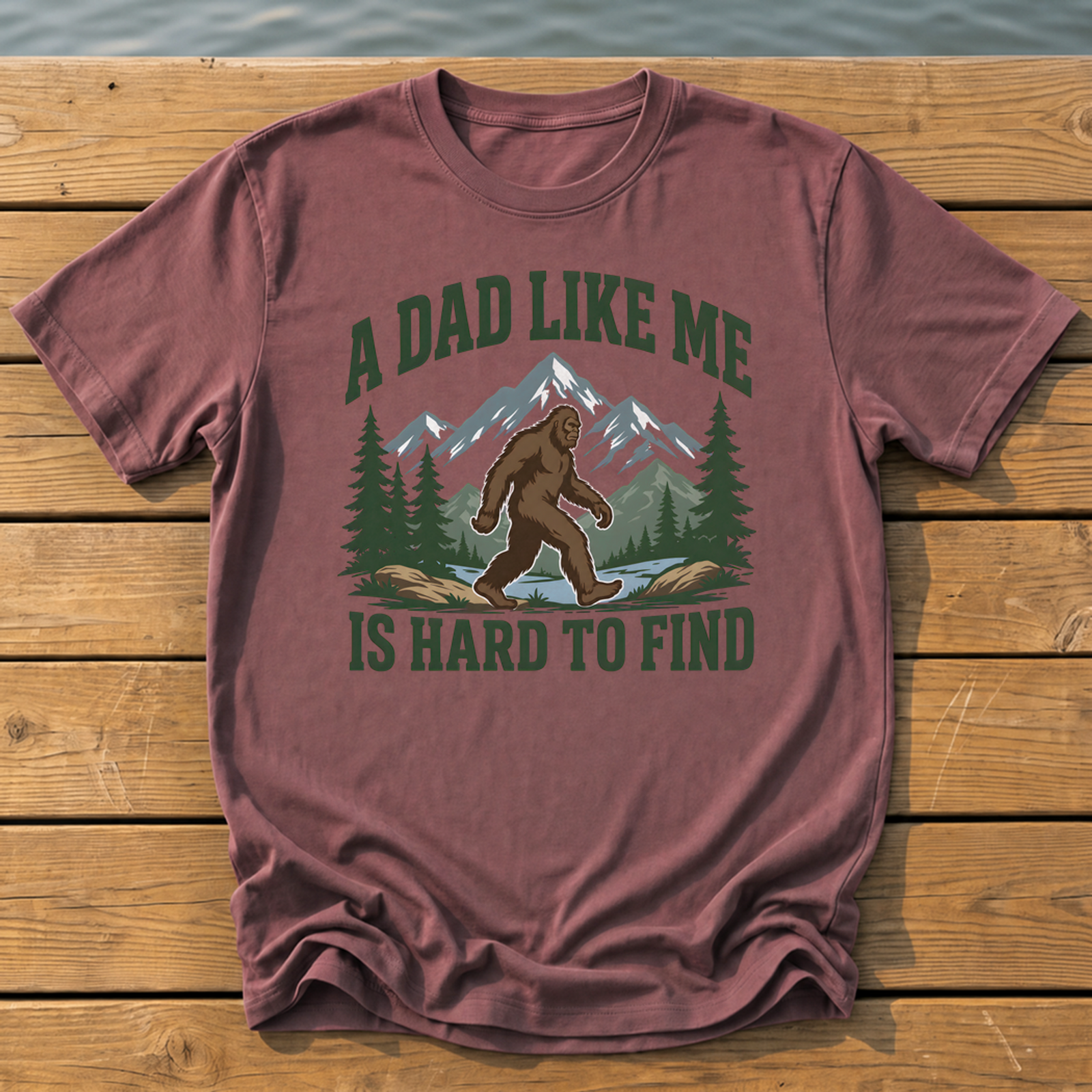 A Dad Like Me Is Hard to Find T-Shirt — Brick