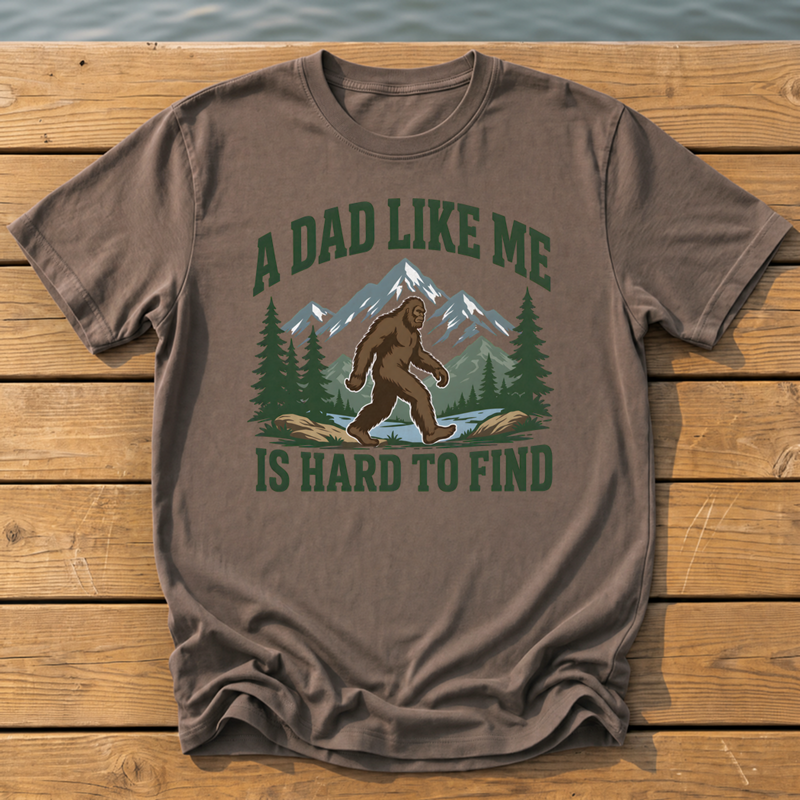 A Dad Like Me Is Hard to Find T-Shirt — Espresso