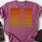 Alien Retro Sunset T-Shirt — Berry