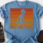 Alien Retro Sunset T-Shirt — Blue Jean