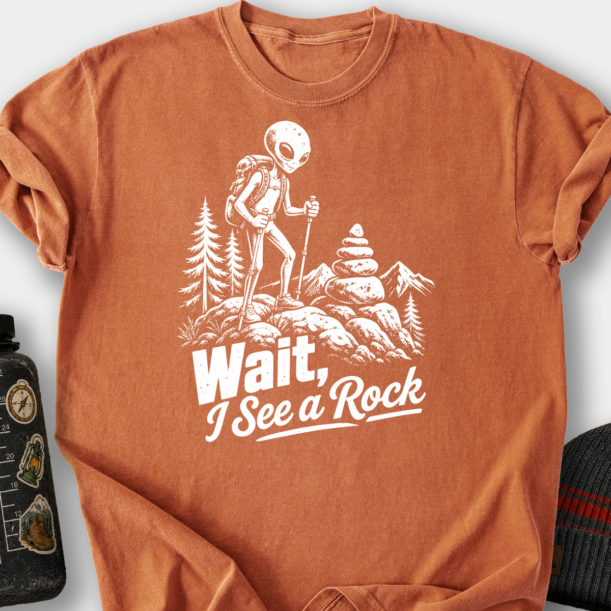 Alien Sees a Rock T-Shirt — Yam
