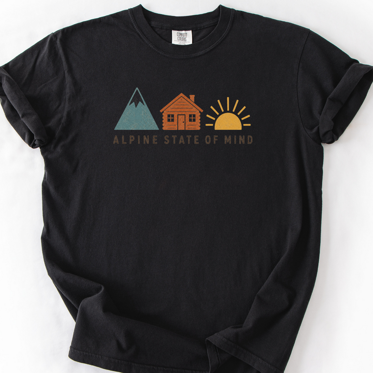 Alpine State Of Mind T-Shirt — Black