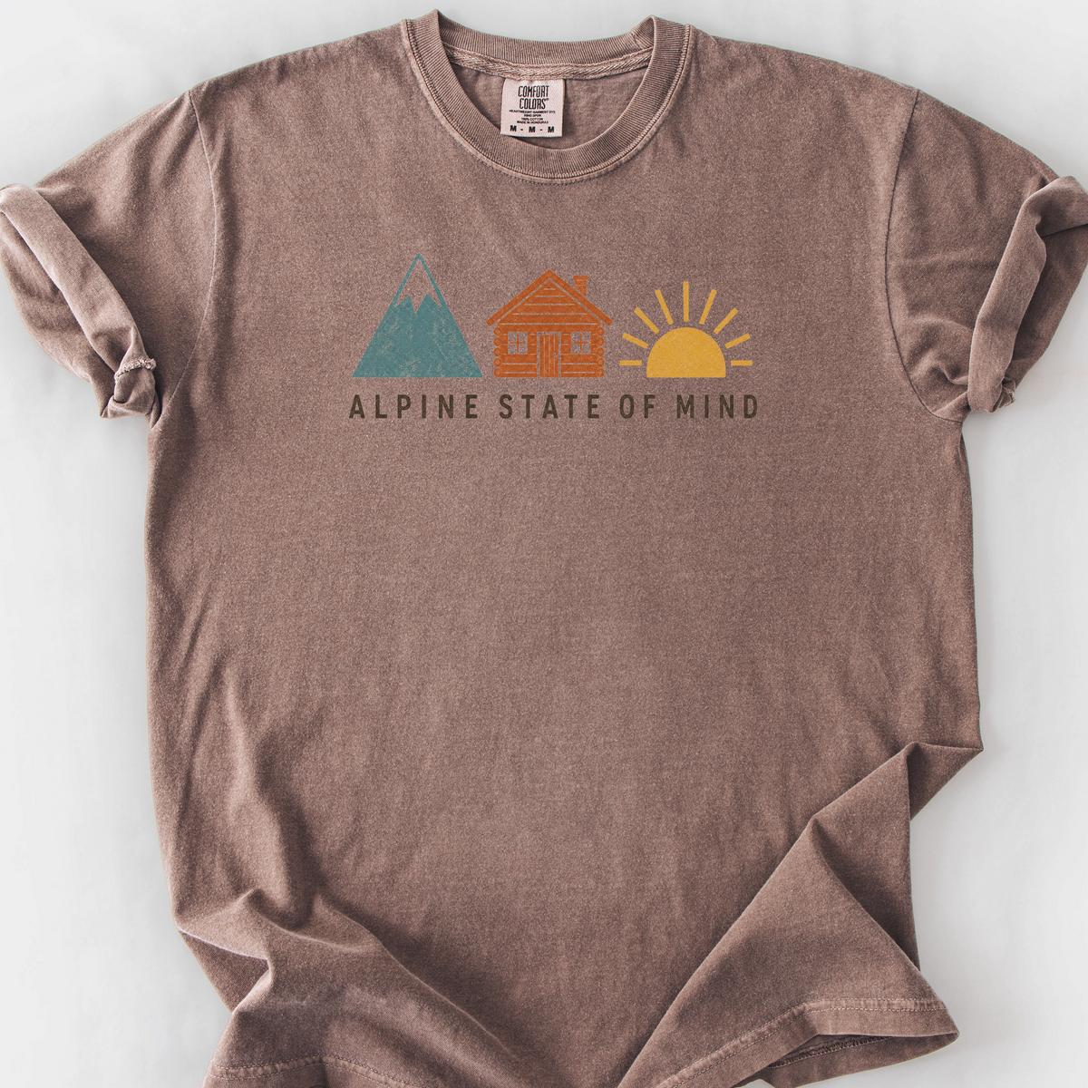 Alpine State Of Mind T-Shirt — Espresso
