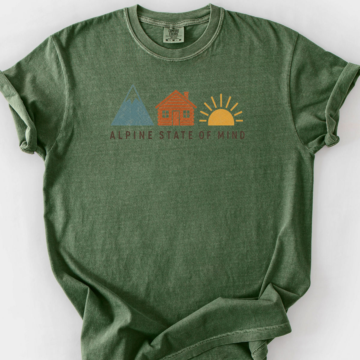 Alpine State Of Mind T-Shirt — Moss