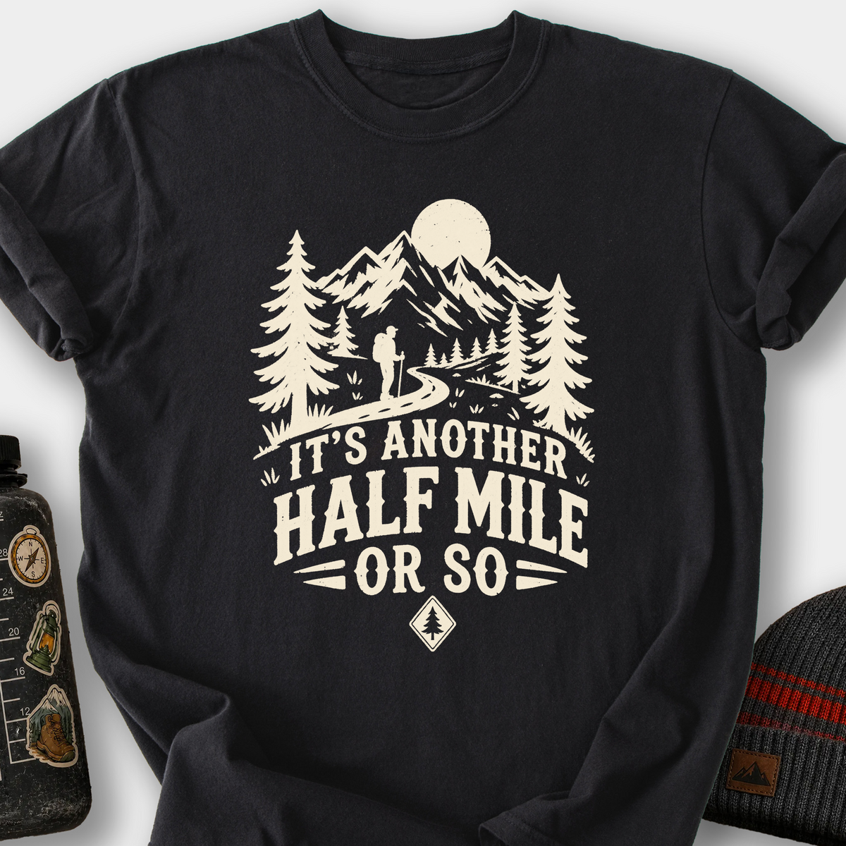 It's Another Half Mile or So T-Shirt — Black