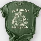 Anti-Social Hiking Club T-Shirt — Moss