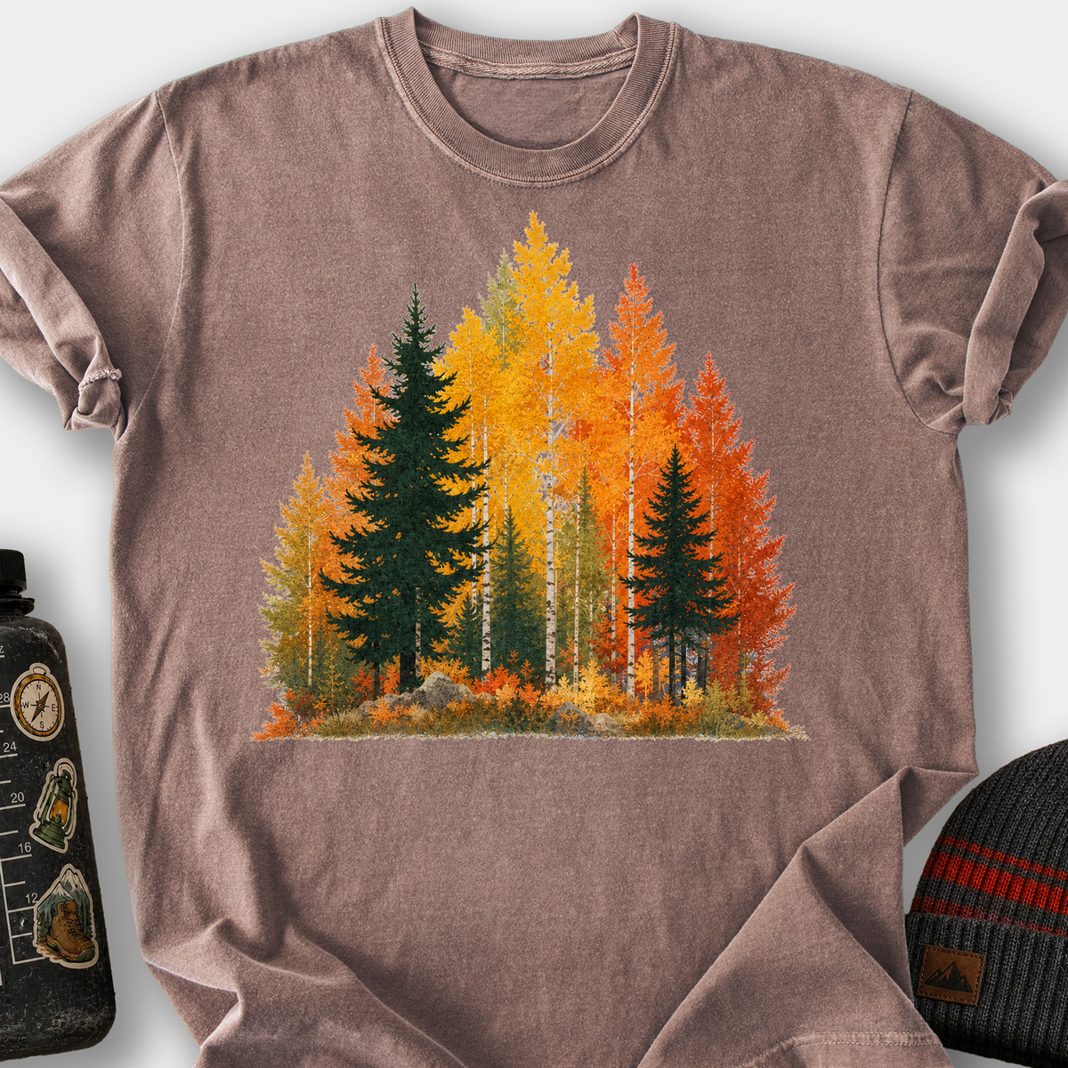 Autumn Forest T-Shirt — Espresso