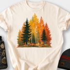 Autumn Forest T-Shirt — Ivory