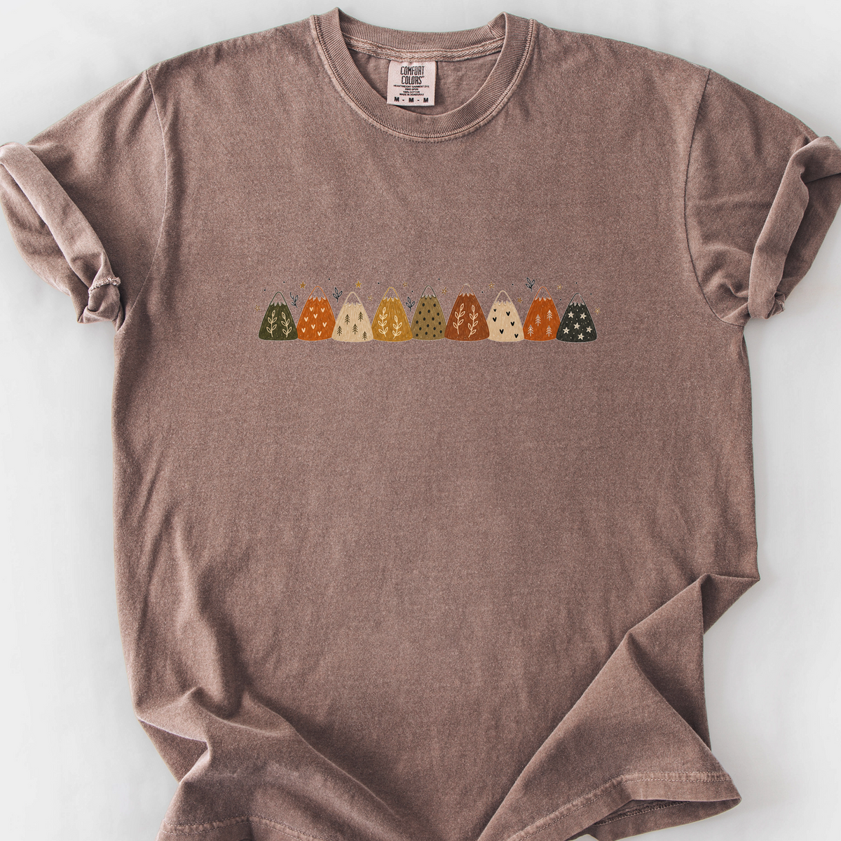 Autumn Peaks T-Shirt — Espresso
