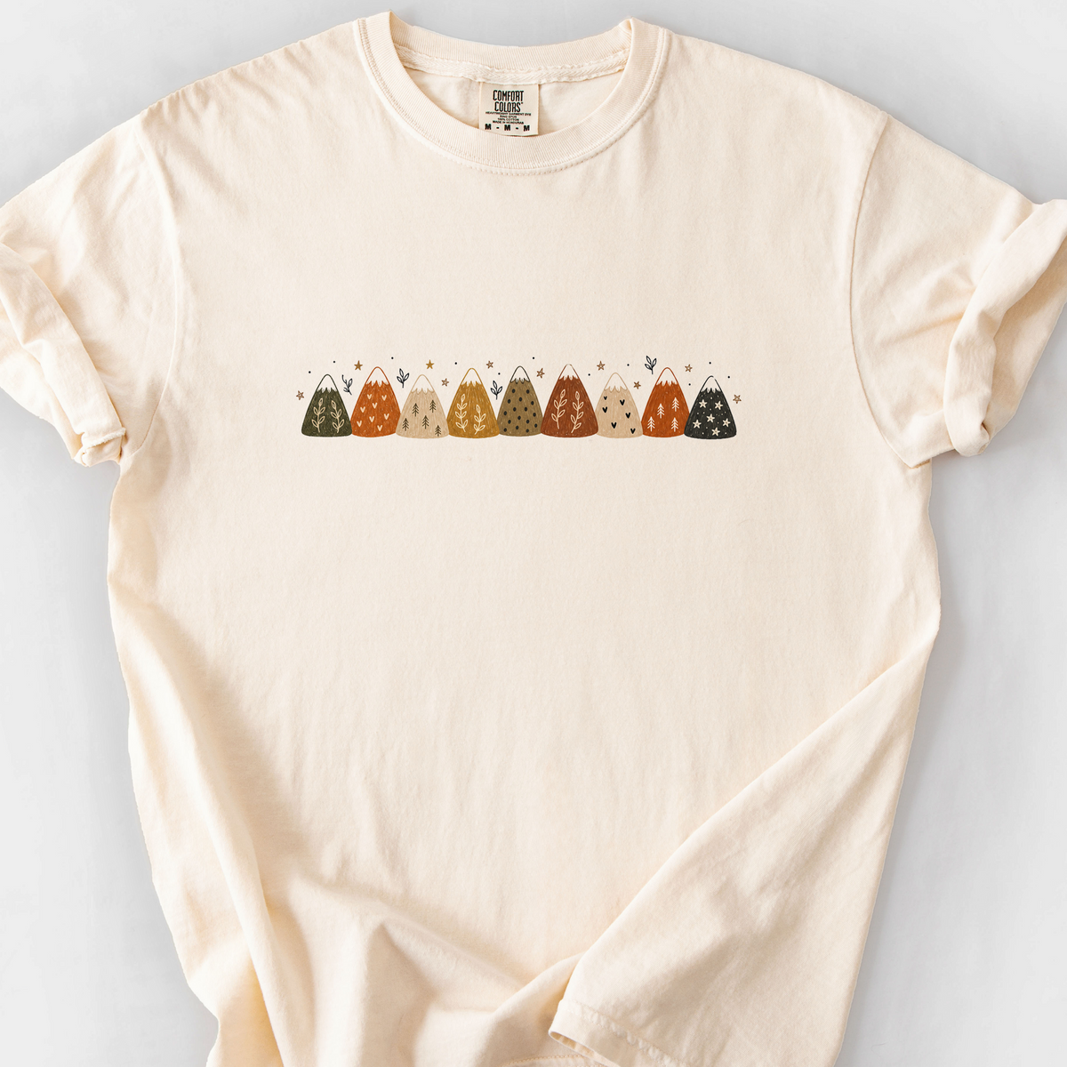 Autumn Peaks T-Shirt — Ivory