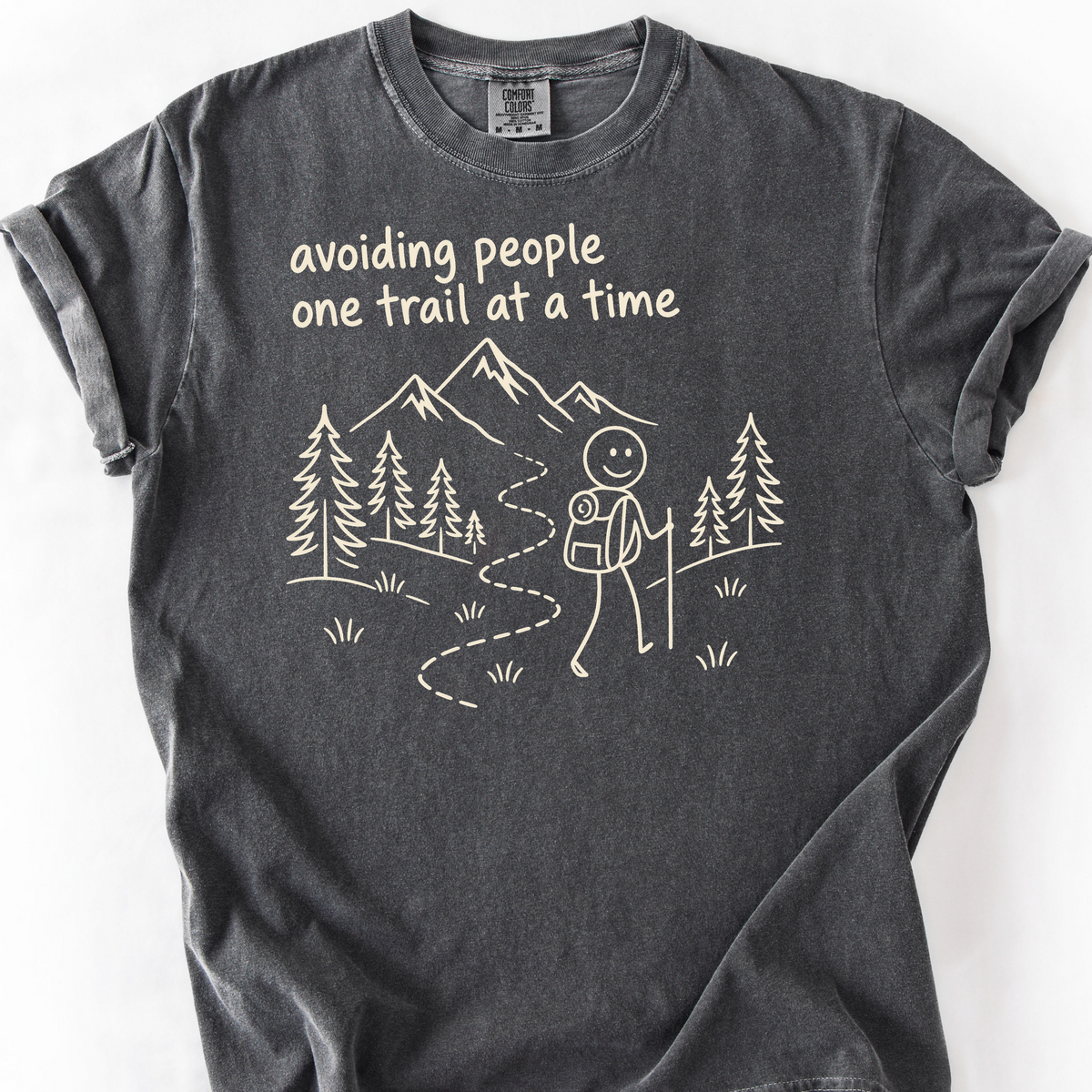 Avoiding People T-Shirt — Pepper