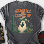 Beam Me The Cluck Up T-Shirt — Pepper