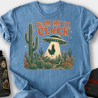 Beam Me Up Cluck T-Shirt — Blue Jean