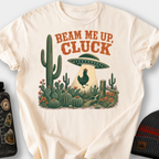 Beam Me Up Cluck T-Shirt — Ivory