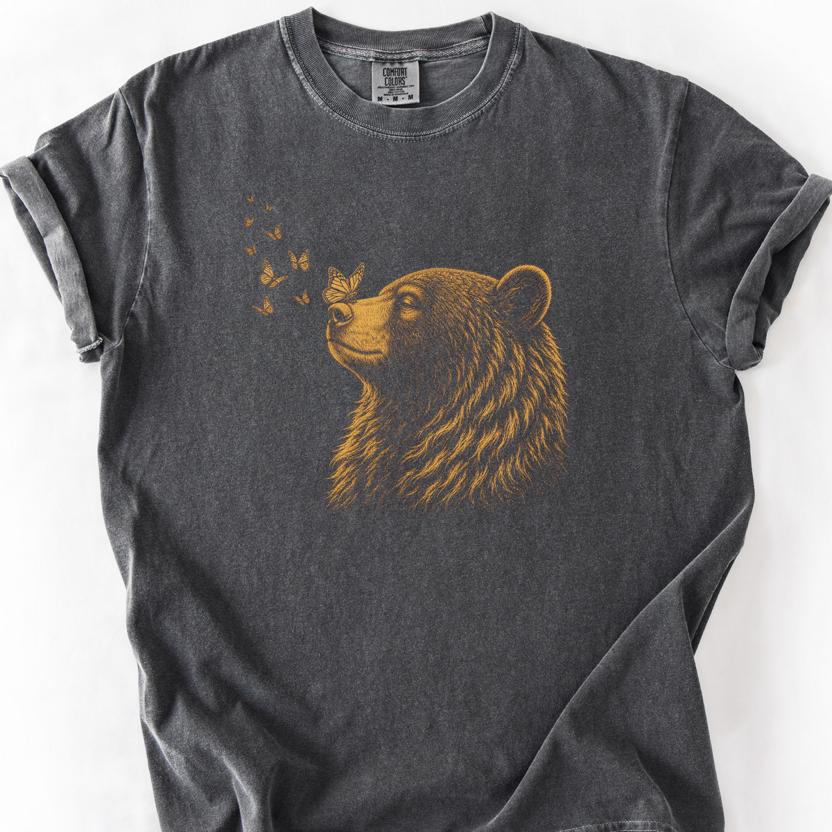 Bear And Butterflies T-Shirt — Pepper