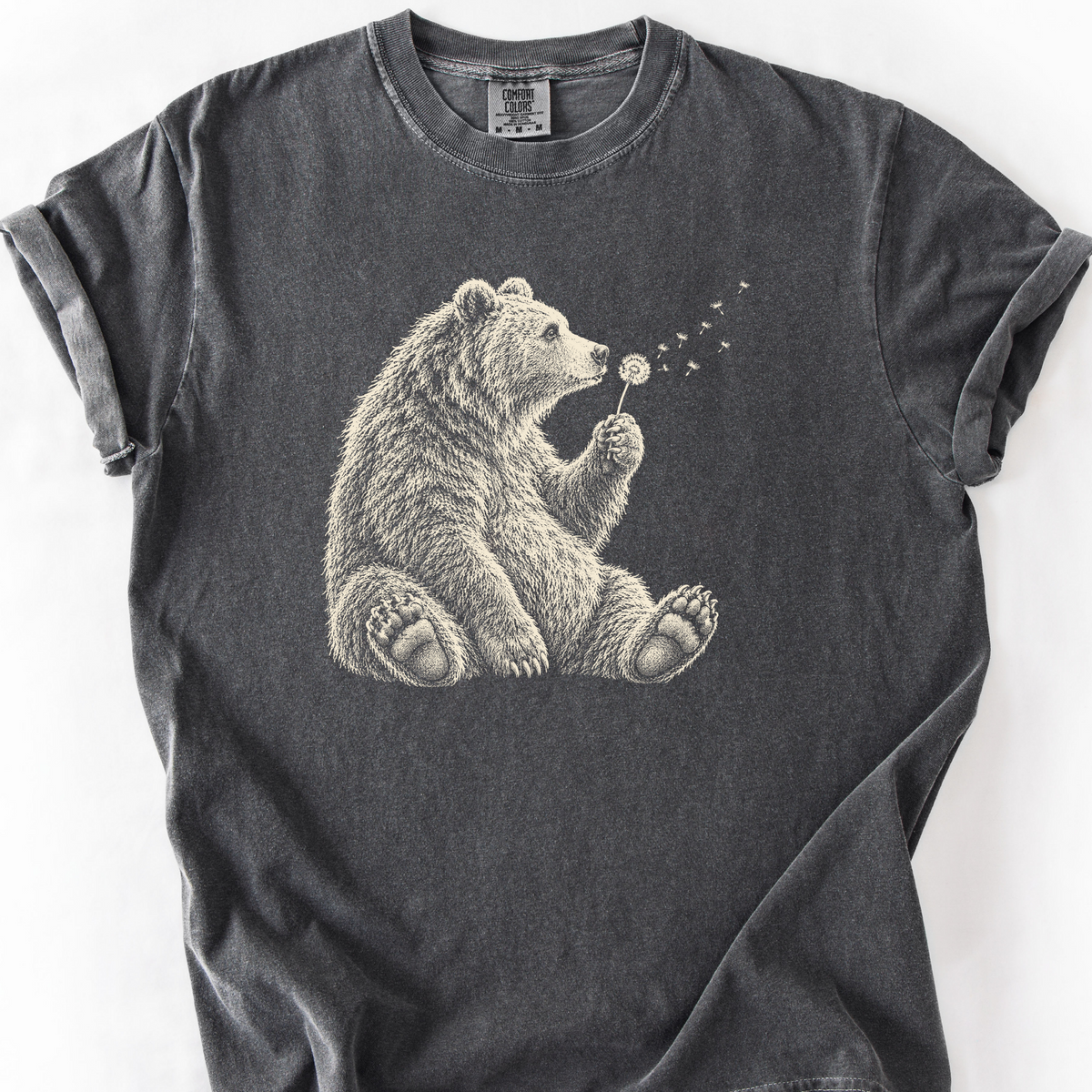 Bear And The Dandelion T-Shirt — Pepper