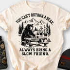 You Can't Outrun a Bear T-Shirt — Ivory