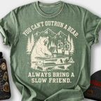 You Can't Outrun a Bear T-Shirt — Moss