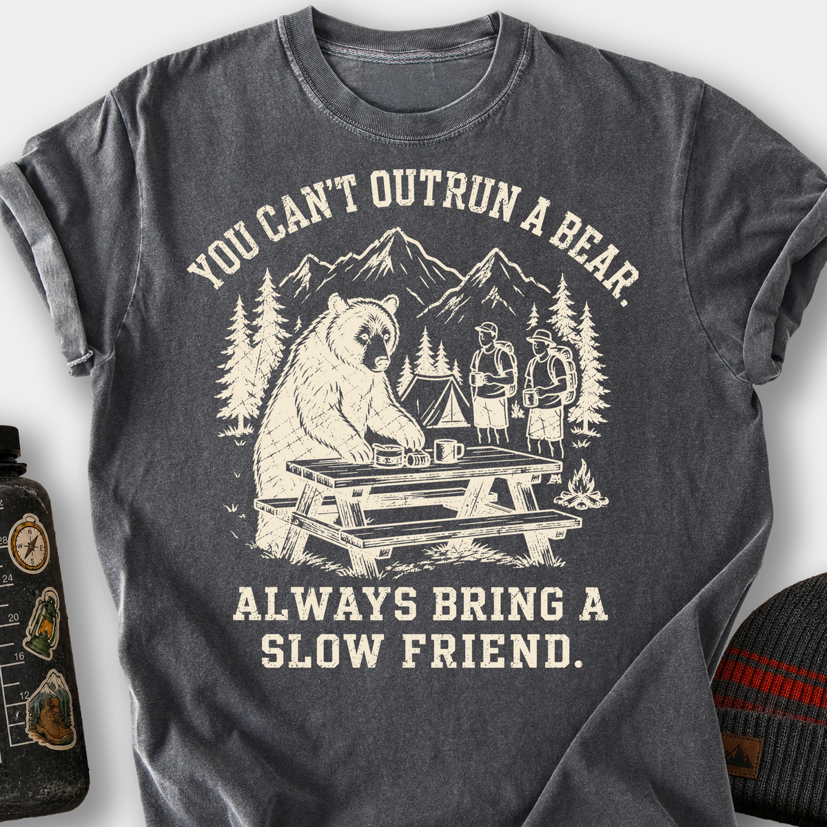 You Can't Outrun a Bear T-Shirt — Pepper