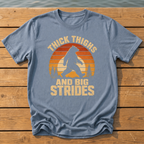 bear thick thighs sunset slat T-Shirt — Blue Jean
