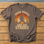 bear thick thighs sunset slat T-Shirt — Espresso