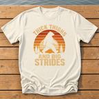 bear thick thighs sunset slat T-Shirt — Ivory