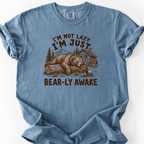 Bearly Awake T-Shirt — Blue Jean
