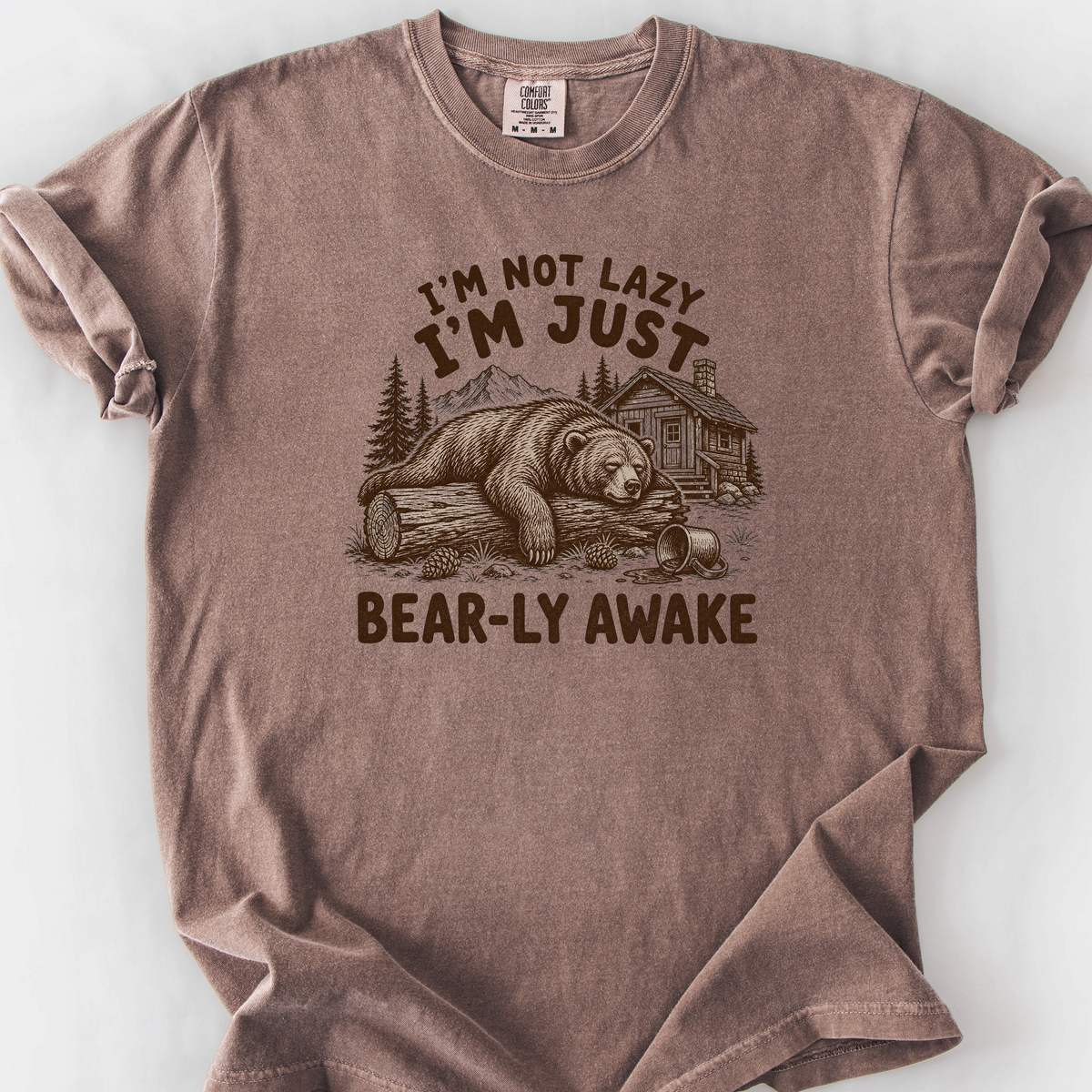 Bearly Awake T-Shirt — Espresso