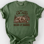 Bearly Awake T-Shirt — Moss