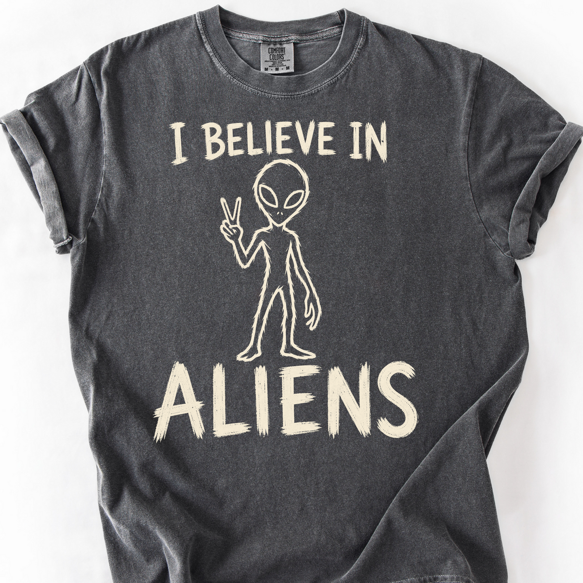 Believe In Aliens T-Shirt — Pepper