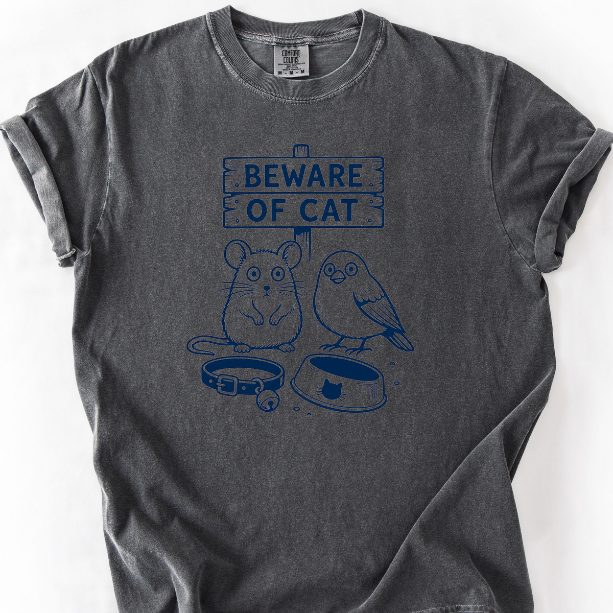 Beware Of Cat T-Shirt — Pepper