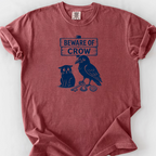 Beware Of Crow T-Shirt — Brick