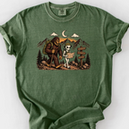 Bigfoot Alien Hike T-Shirt — Moss