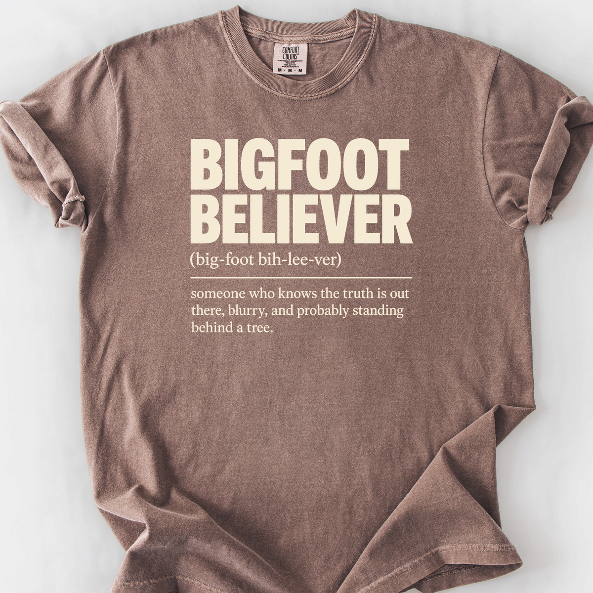 Bigfoot Believer T-Shirt — Espresso