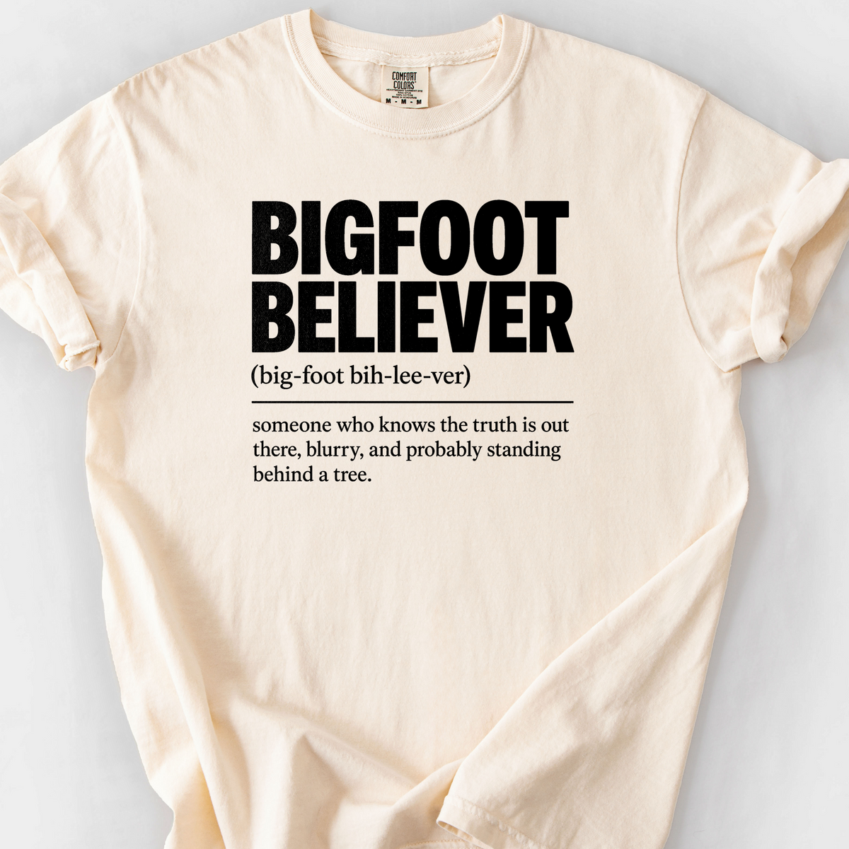 Bigfoot Believer T-Shirt — Ivory