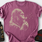 Bigfoot Dandelion T-Shirt — Berry