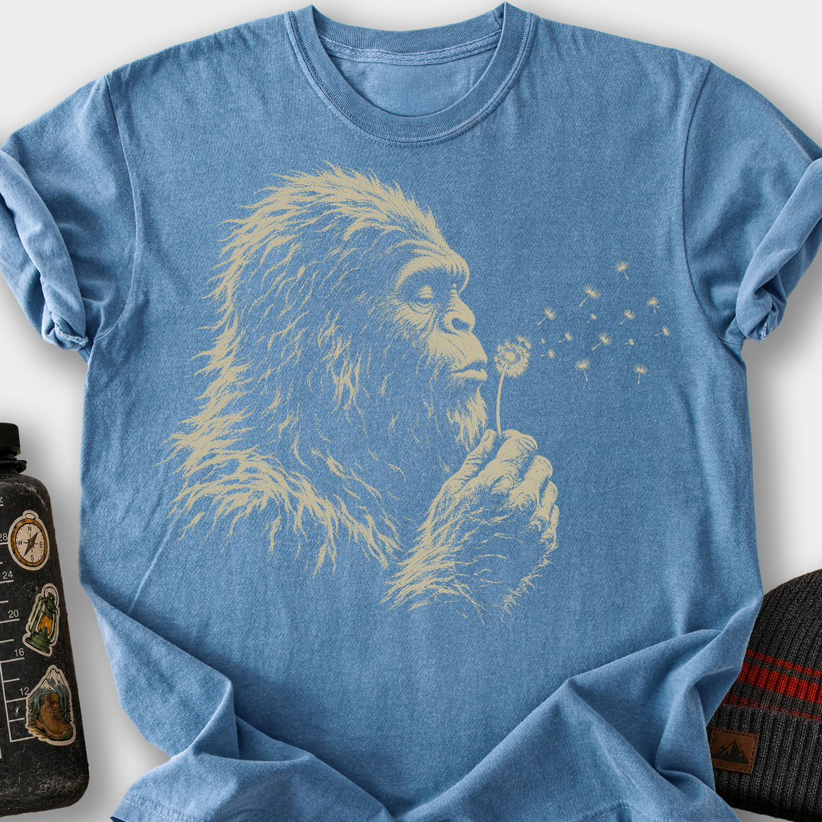Bigfoot Dandelion T-Shirt — Blue Jean