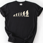 Bigfoot Evolution T-Shirt — Black