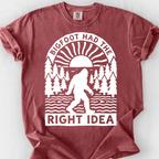Bigfoot Had The Right Idea T-Shirt — Brick