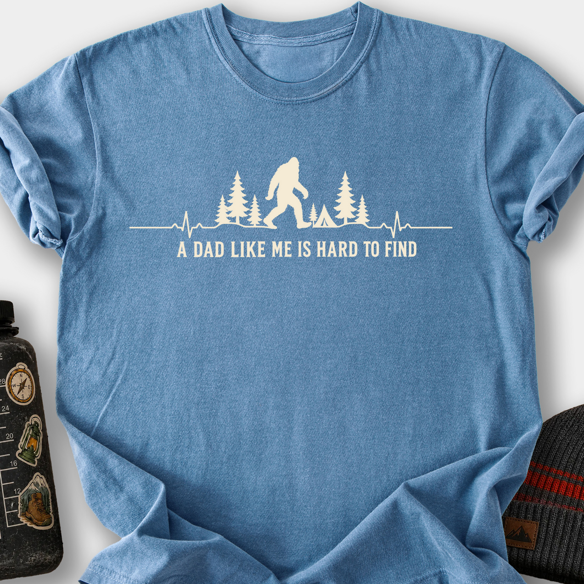 A Dad Like Me Is Hard to Find (Bigfoot) T-Shirt — Blue Jean