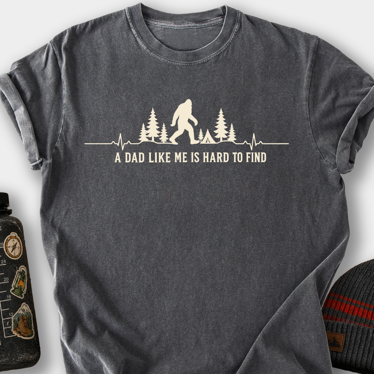 A Dad Like Me Is Hard to Find (Bigfoot) T-Shirt — Pepper