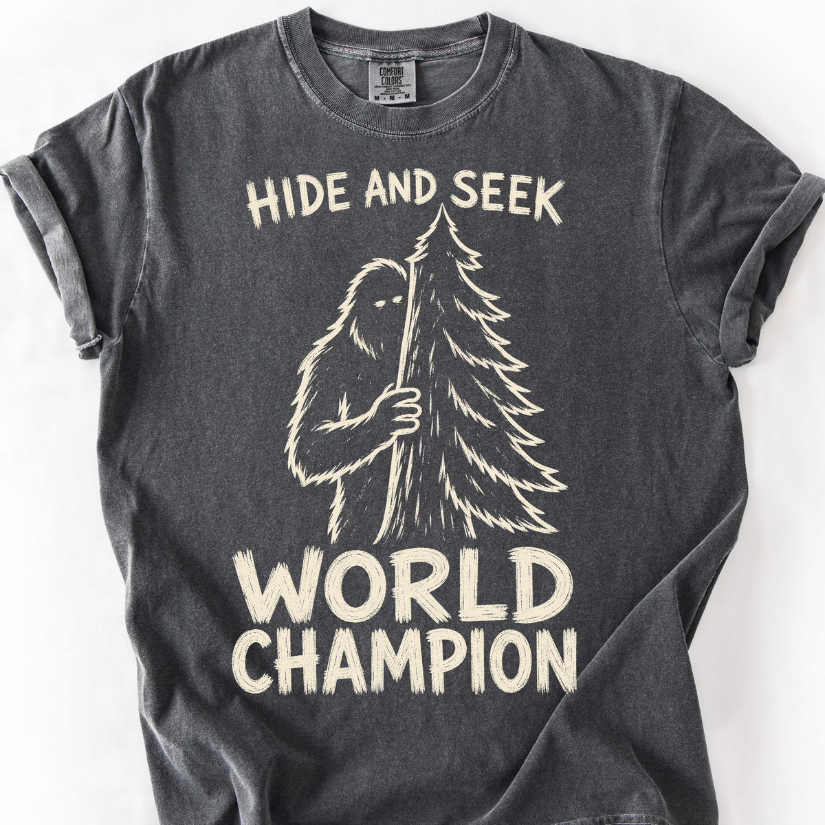 Bigfoot Hide And Seek T-Shirt — Pepper