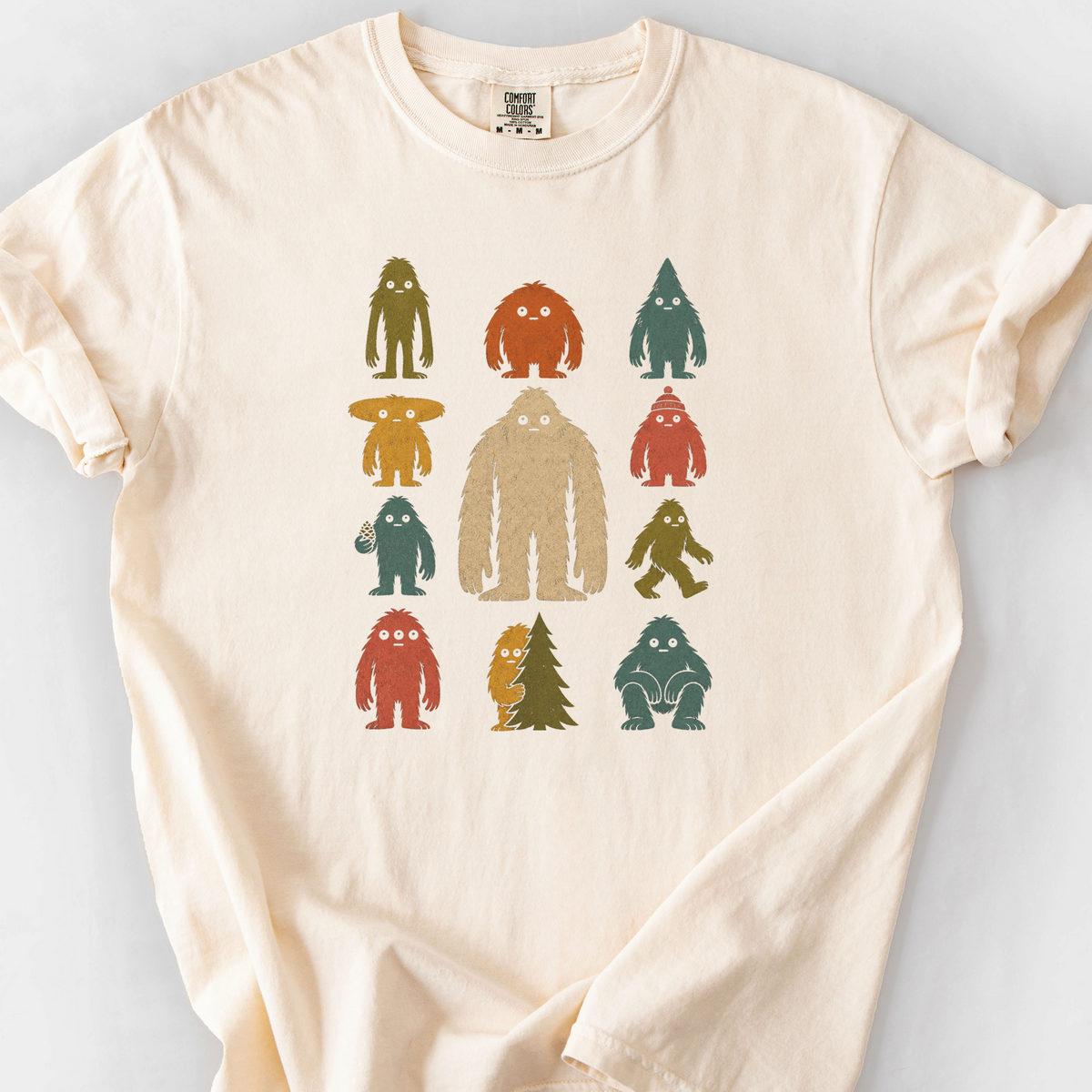 Bigfoot Lineup T-Shirt — Ivory