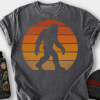 Bigfoot Retro Sunset T-Shirt — Pepper
