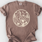 Bigfoot Roasting Badge T-Shirt — Espresso