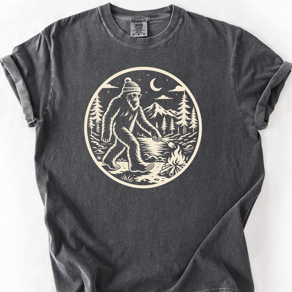 Bigfoot Roasting Badge T-Shirt — Pepper