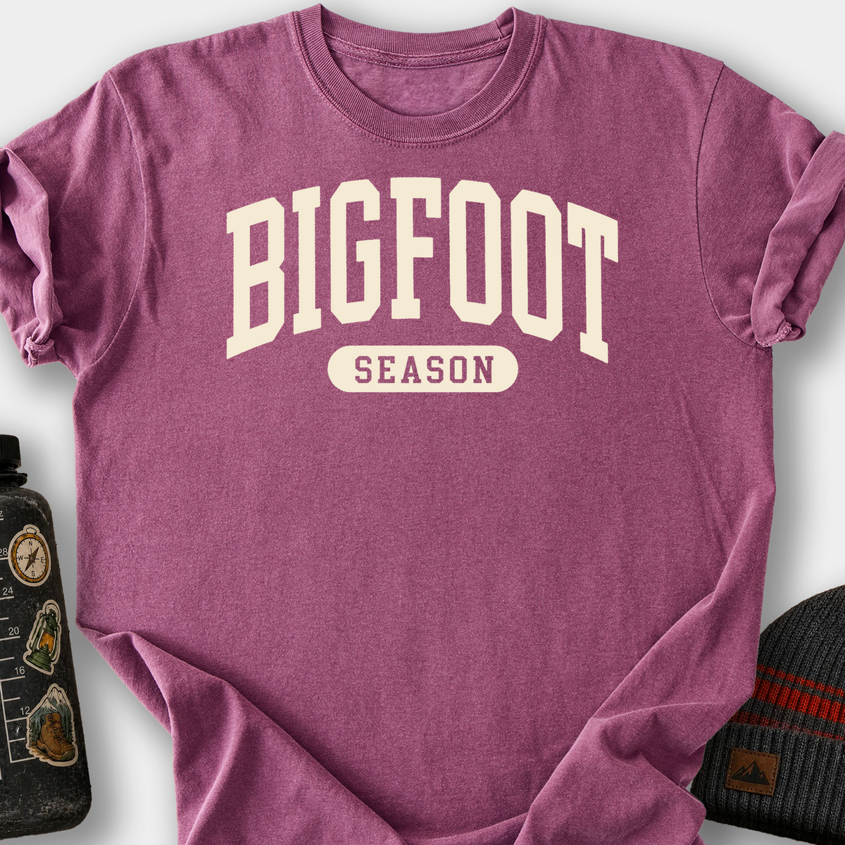 Bigfoot Season T-Shirt — Berry