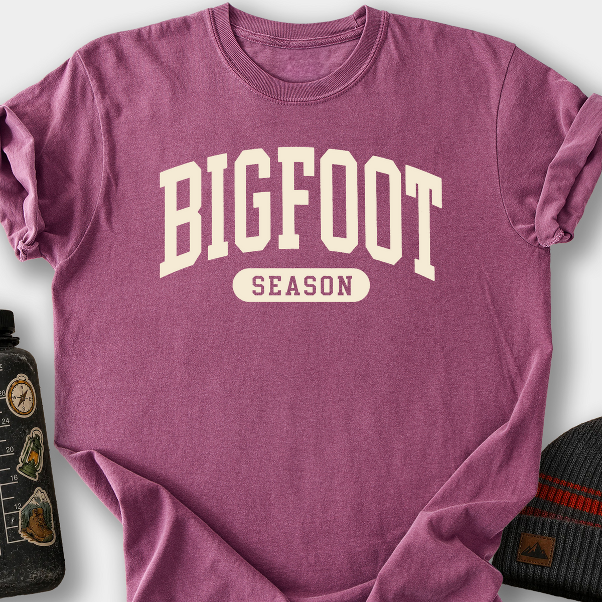 Bigfoot Season T-Shirt — Berry