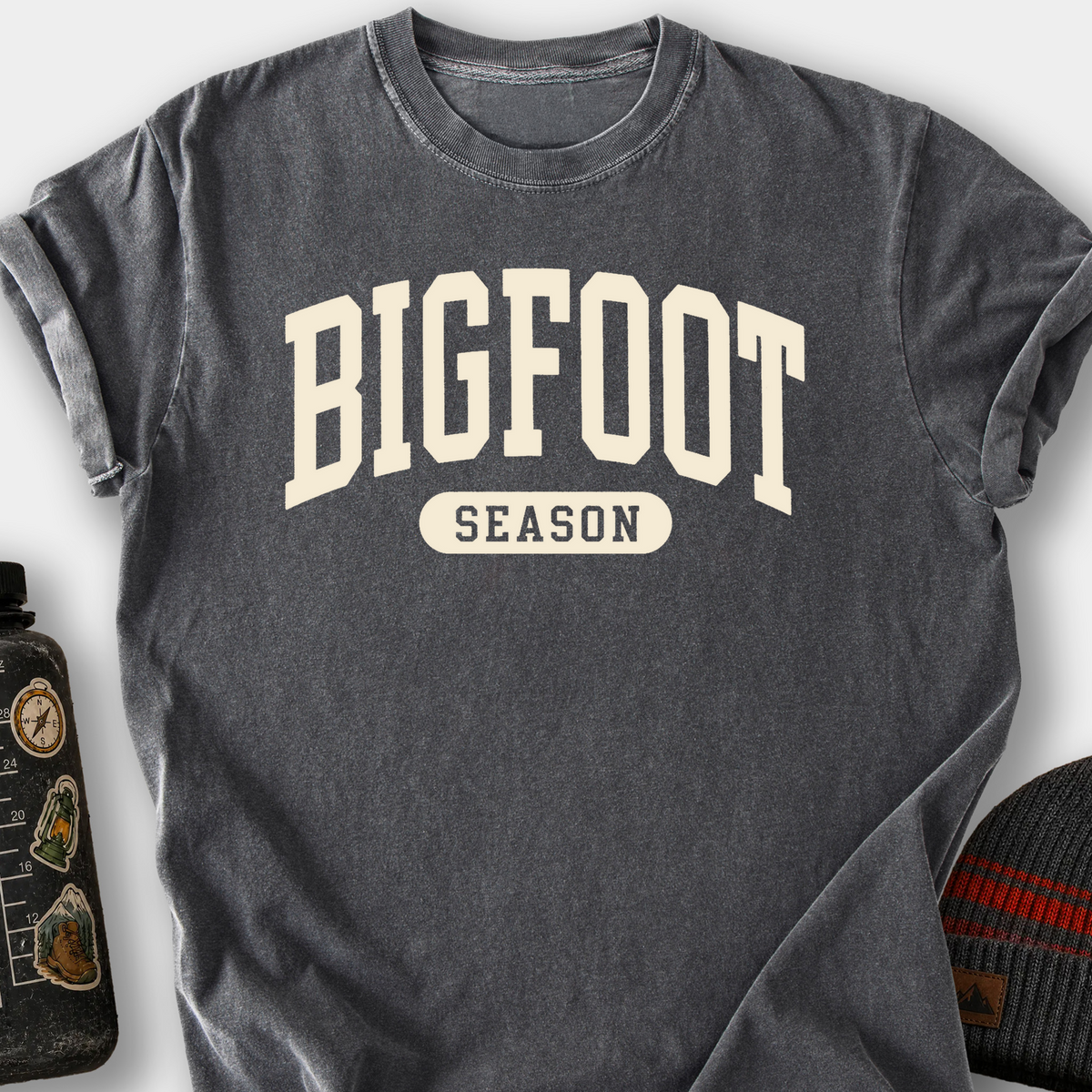 Bigfoot Season T-Shirt — Pepper
