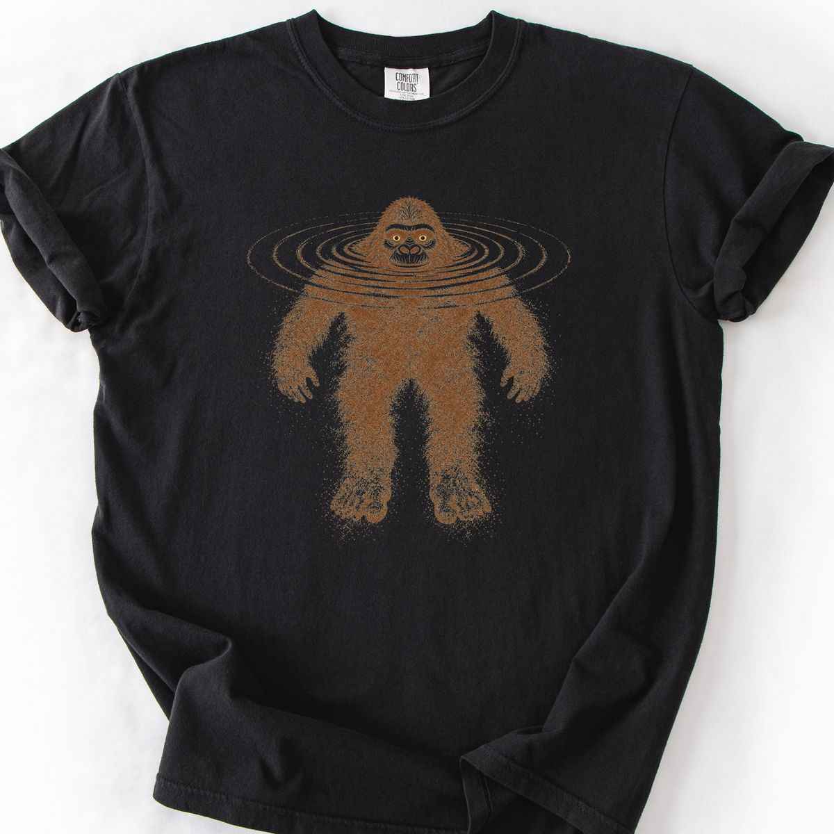 Bigfoot Submerged T-Shirt — Black